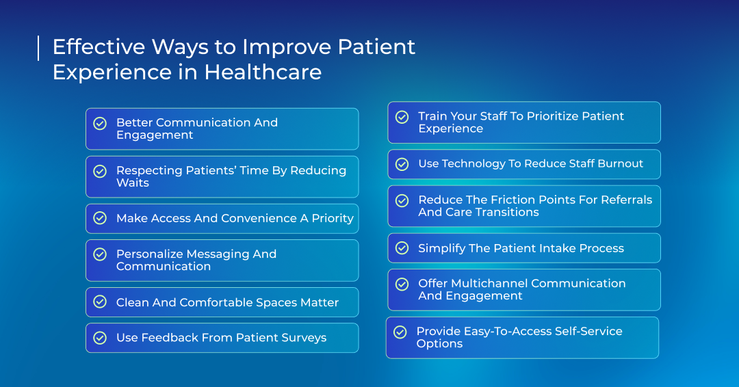 How to Improve Patient Experience in Healthcare: Strategies That Work ...
