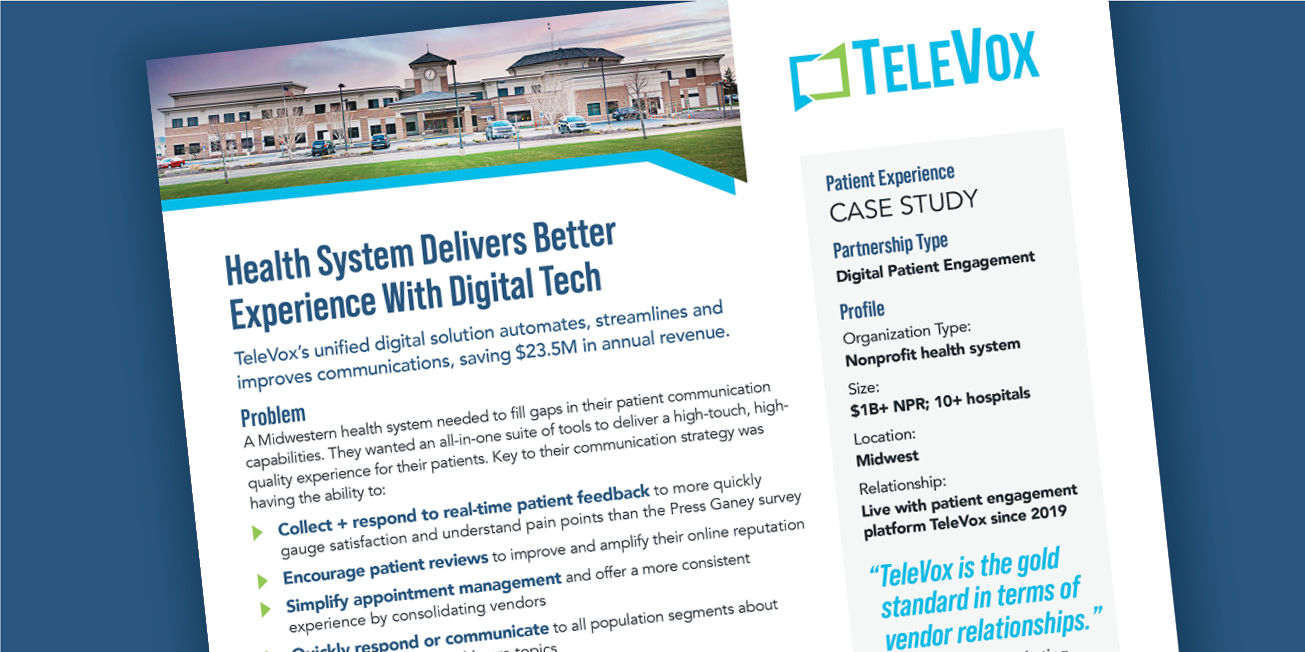 Health System Delivers Better Experience With Digital Tech