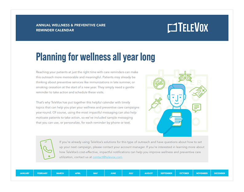 Annual Wellness and Preventive Care Calendar